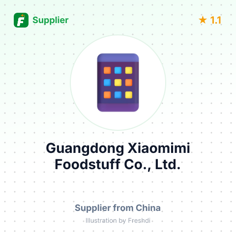 Guangdong Xiaomimi Foodstuff Co., Ltd. – summary card, no photo uploaded yet