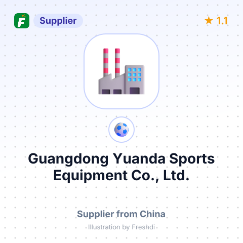 Guangdong Yuanda Sports Equipment Co., Ltd. – summary card, no photo uploaded yet