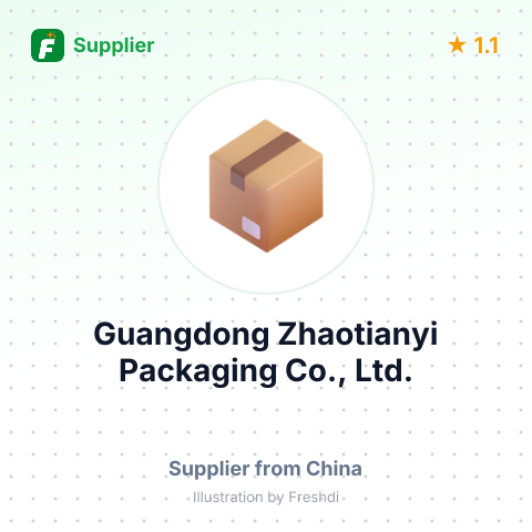 Guangdong Zhaotianyi Packaging Co., Ltd. – summary card, no photo uploaded yet