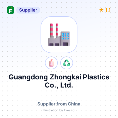 Guangdong Zhongkai Plastics Co., Ltd. – summary card, no photo uploaded yet