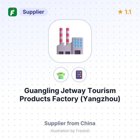 Guangling Jetway Tourism Products Factory (Yangzhou) – summary card, no photo uploaded yet