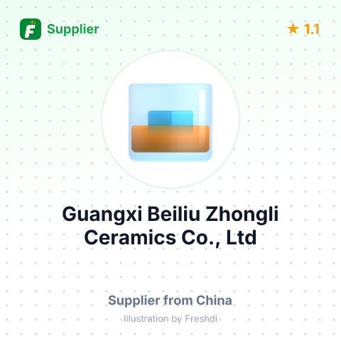 Guangxi Beiliu Zhongli Ceramics Co., Ltd – summary card, no photo uploaded yet