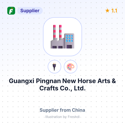 Guangxi Pingnan New Horse Arts & Crafts Co., Ltd. – summary card, no photo uploaded yet