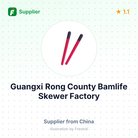 Guangxi Rong County Bamlife Skewer Factory – summary card, no photo uploaded yet