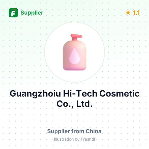 Guangzhoiu Hi-Tech Cosmetic Co., Ltd. – summary card, no photo uploaded yet