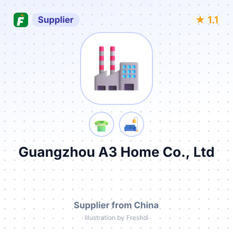 Guangzhou A3 Home Co., Ltd – summary card, no photo uploaded yet