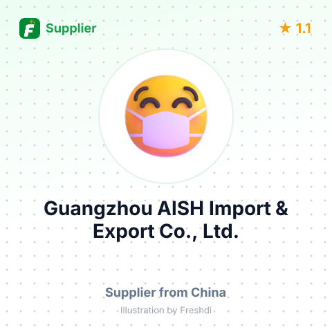 Guangzhou AISH Import & Export Co., Ltd. – summary card, no photo uploaded yet