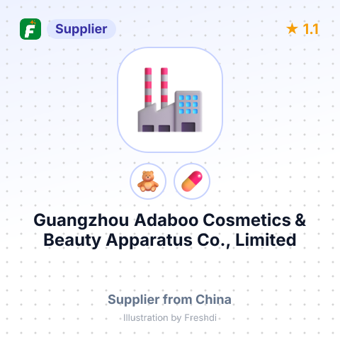Guangzhou Adaboo Cosmetics & Beauty Apparatus Co., Limited – summary card, no photo uploaded yet