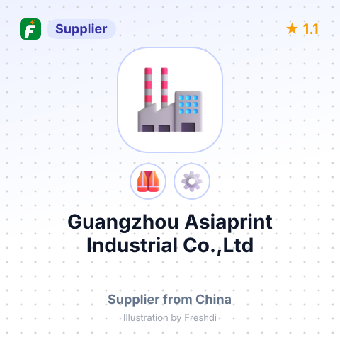 Guangzhou Asiaprint Industrial Co.,Ltd – summary card, no photo uploaded yet