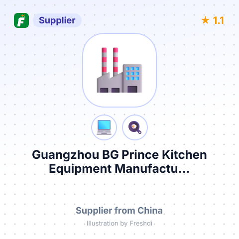 Guangzhou BG Prince Kitchen Equipment Manufactu... – summary card, no photo uploaded yet