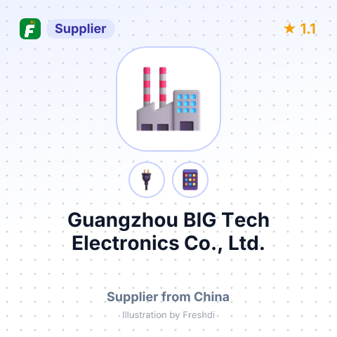 Guangzhou BIG Tech Electronics Co., Ltd. – summary card, no photo uploaded yet