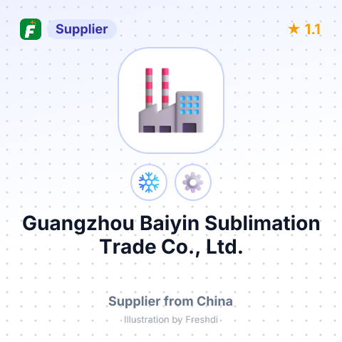 Guangzhou Baiyin Sublimation Trade Co., Ltd. – summary card, no photo uploaded yet