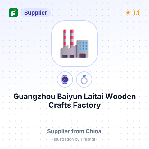 Guangzhou Baiyun Laitai Wooden Crafts Factory – summary card, no photo uploaded yet
