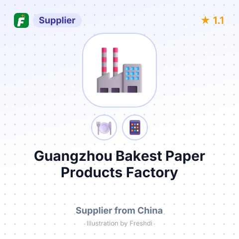 Guangzhou Bakest Paper Products Factory – summary card, no photo uploaded yet