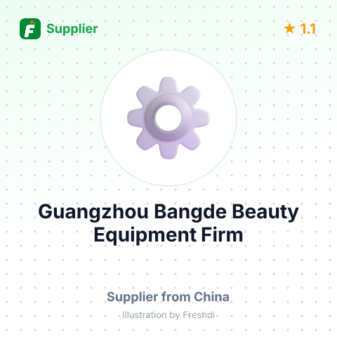 Guangzhou Bangde Beauty Equipment Firm – summary card, no photo uploaded yet