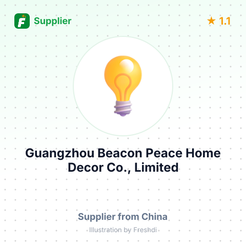Guangzhou Beacon Peace Home Decor Co., Limited – summary card, no photo uploaded yet