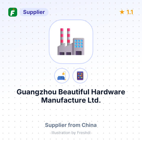 Guangzhou Beautiful Hardware Manufacture Ltd. – summary card, no photo uploaded yet