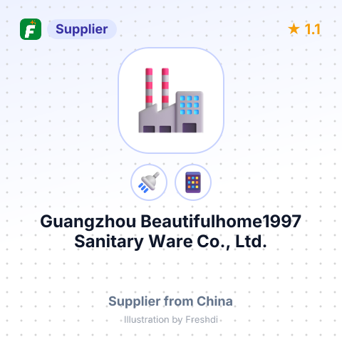 Guangzhou Beautifulhome1997 Sanitary Ware Co., Ltd. – summary card, no photo uploaded yet