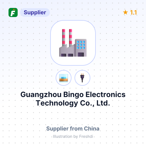 Guangzhou Bingo Electronics Technology Co., Ltd. – summary card, no photo uploaded yet
