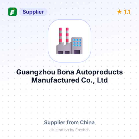 Guangzhou Bona Autoproducts Manufactured Co., Ltd – summary card, no photo uploaded yet