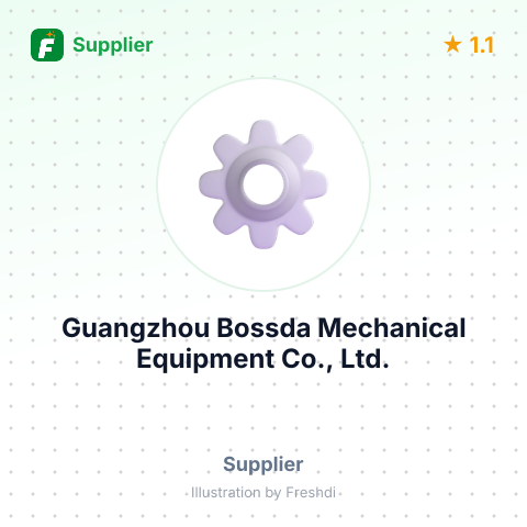 Guangzhou Bossda Mechanical Equipment Co., Ltd. – summary card, no photo uploaded yet