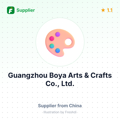 Guangzhou Boya Arts & Crafts Co., Ltd. – summary card, no photo uploaded yet