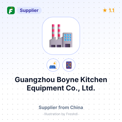 Guangzhou Boyne Kitchen Equipment Co., Ltd. – summary card, no photo uploaded yet
