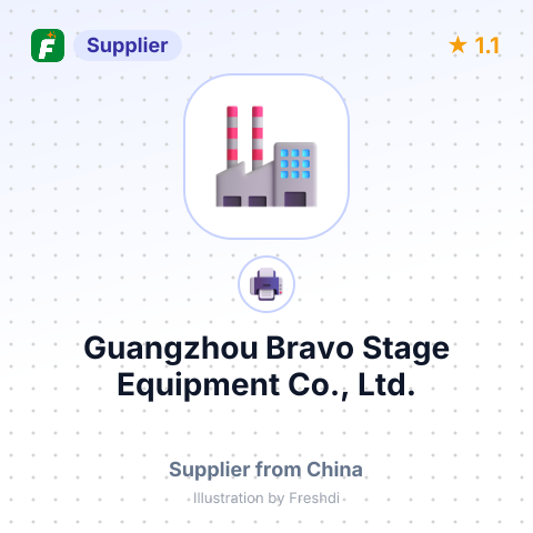 Guangzhou Bravo Stage Equipment Co., Ltd. – summary card, no photo uploaded yet