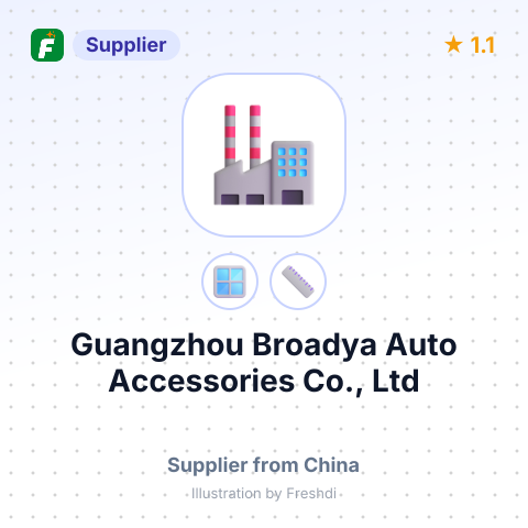 Guangzhou Broadya Auto Accessories Co., Ltd – summary card, no photo uploaded yet