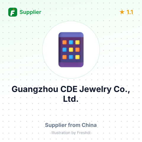 Guangzhou CDE Jewelry Co., Ltd. – summary card, no photo uploaded yet