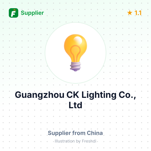 Guangzhou CK Lighting Co., Ltd – summary card, no photo uploaded yet
