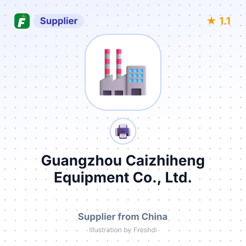 Guangzhou Caizhiheng Equipment Co., Ltd. – summary card, no photo uploaded yet