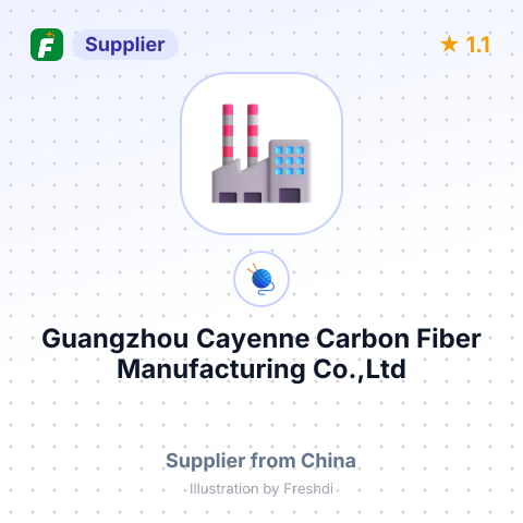 Guangzhou Cayenne Carbon Fiber Manufacturing Co.,Ltd – summary card, no photo uploaded yet