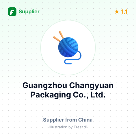 Guangzhou Changyuan Packaging Co., Ltd. – summary card, no photo uploaded yet