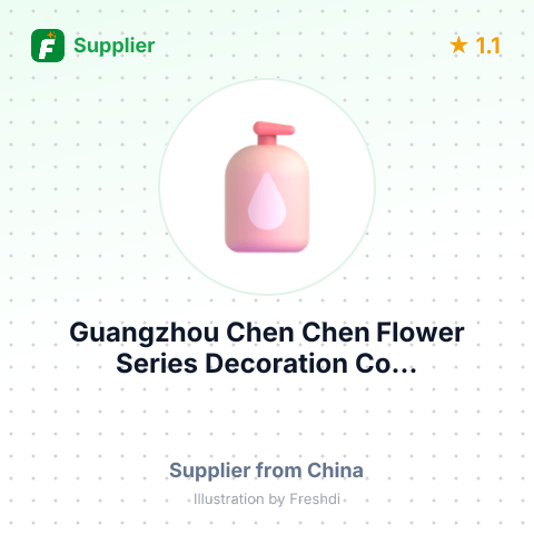 Guangzhou Chen Chen Flower Series Decoration Co... – summary card, no photo uploaded yet