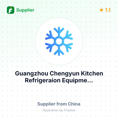 Guangzhou Chengyun Kitchen Refrigeraion Equipme... – summary card, no photo uploaded yet
