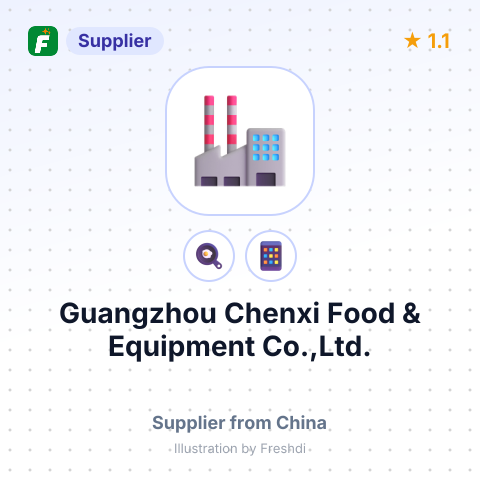 Guangzhou Chenxi Food & Equipment Co.,Ltd. – summary card, no photo uploaded yet