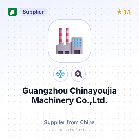 Guangzhou Chinayoujia Machinery Co.,Ltd. – summary card, no photo uploaded yet