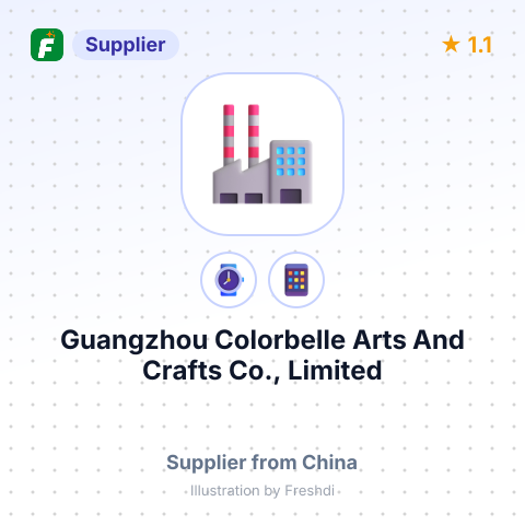Guangzhou Colorbelle Arts And Crafts Co., Limited – summary card, no photo uploaded yet