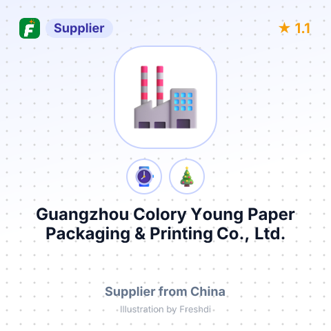 Guangzhou Colory Young Paper Packaging & Printing Co., Ltd. – summary card, no photo uploaded yet
