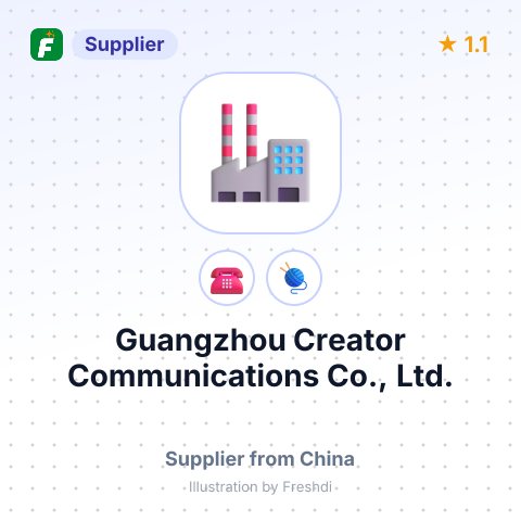 Guangzhou Creator Communications Co., Ltd. – summary card, no photo uploaded yet