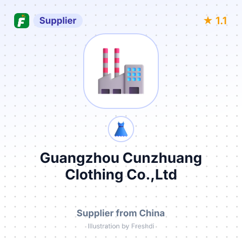 Guangzhou Cunzhuang Clothing Co.,Ltd – summary card, no photo uploaded yet
