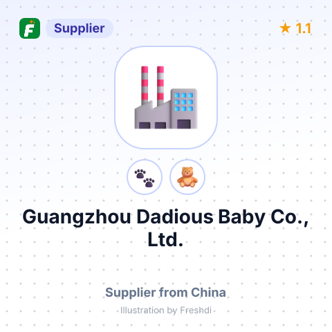 Guangzhou Dadious Baby Co., Ltd. – summary card, no photo uploaded yet