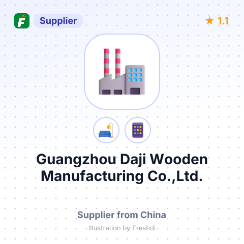 Guangzhou Daji Wooden Manufacturing Co.,Ltd. – summary card, no photo uploaded yet