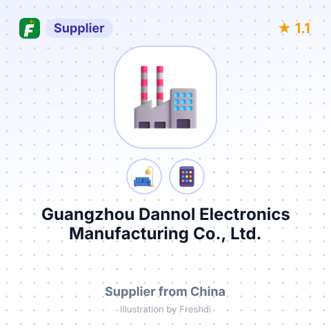 Guangzhou Dannol Electronics Manufacturing Co., Ltd. – summary card, no photo uploaded yet