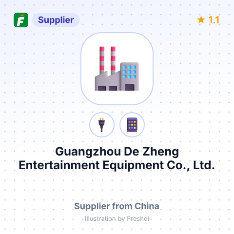 Guangzhou De Zheng Entertainment Equipment Co., Ltd. – summary card, no photo uploaded yet