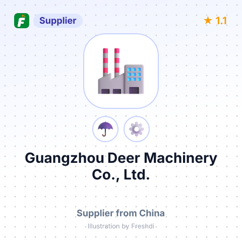 Guangzhou Deer Machinery Co., Ltd. – summary card, no photo uploaded yet