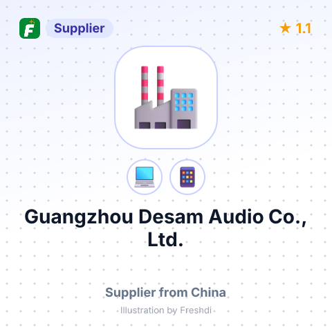 Guangzhou Desam Audio Co., Ltd. – summary card, no photo uploaded yet