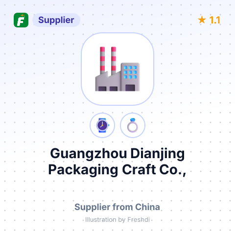 Guangzhou Dianjing Packaging Craft Co., – summary card, no photo uploaded yet