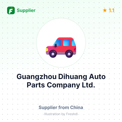 Guangzhou Dihuang Auto Parts Company Ltd. – summary card, no photo uploaded yet